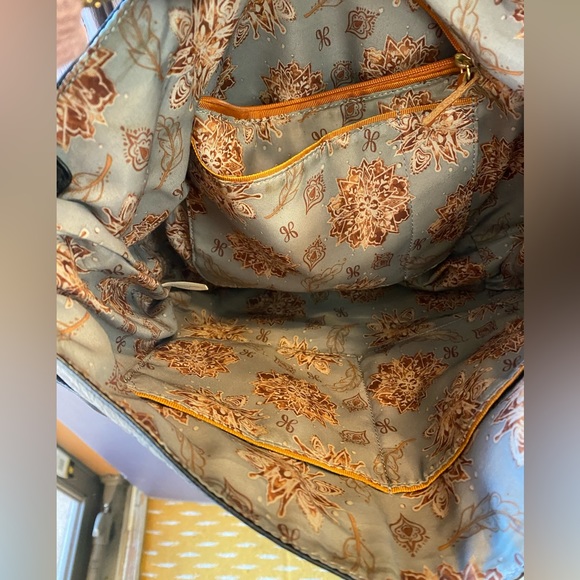 Black leather HOBO satchel bag. - Picture 13 of 14